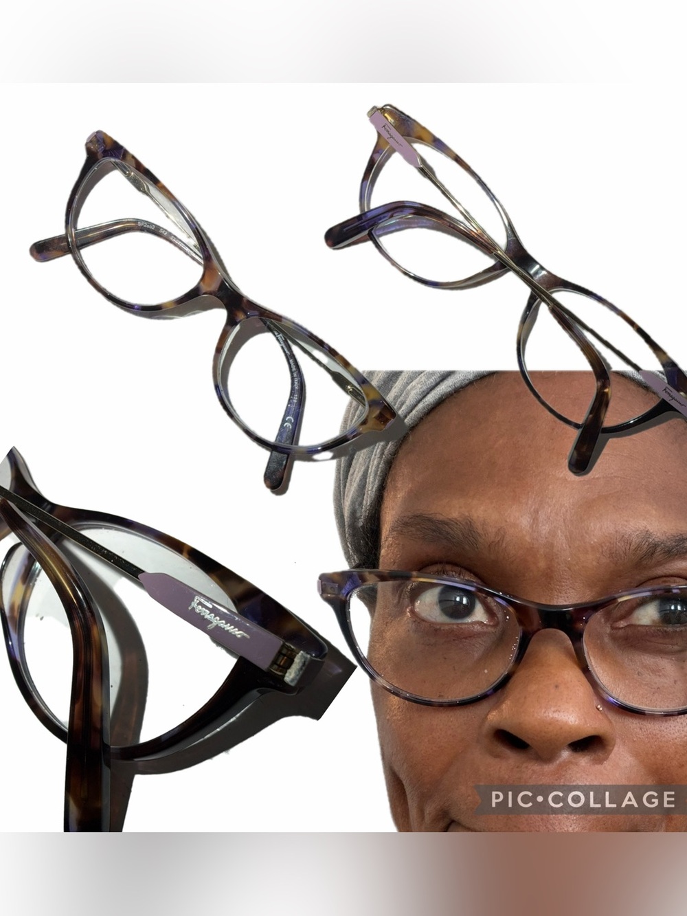 Salvatore Ferragamo SF2002-542 purple tortoise Eyeglasses